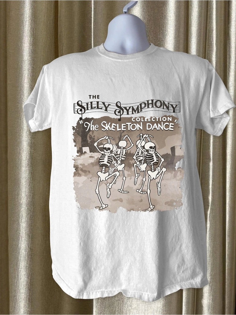 The Silly Symphony 'The Skeleton Dance' Graphic Tee - Vintage Halloween
